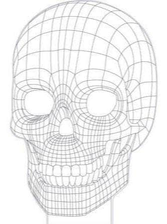 Lámpara Led Cráneo 3D lámparas