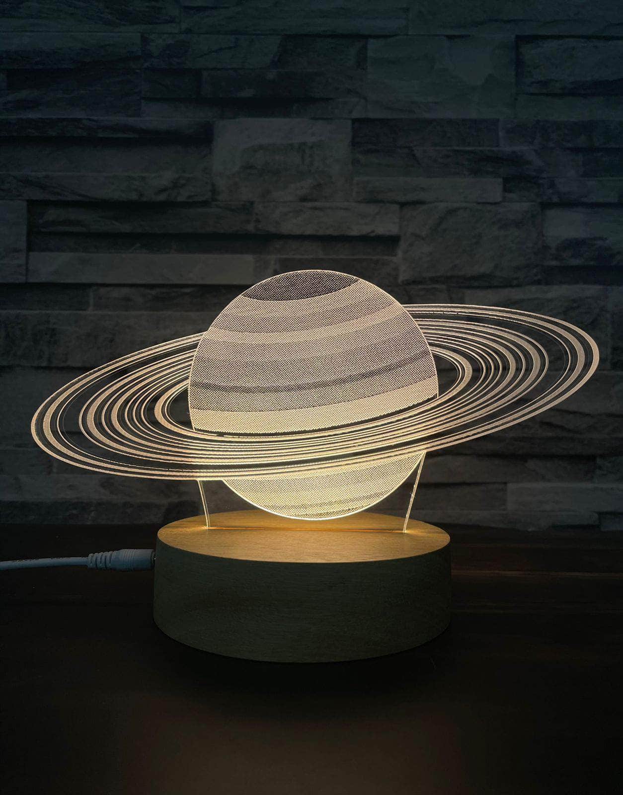 Lámpara Led Saturno lámparas CÁLIDO / SIN GRABADO