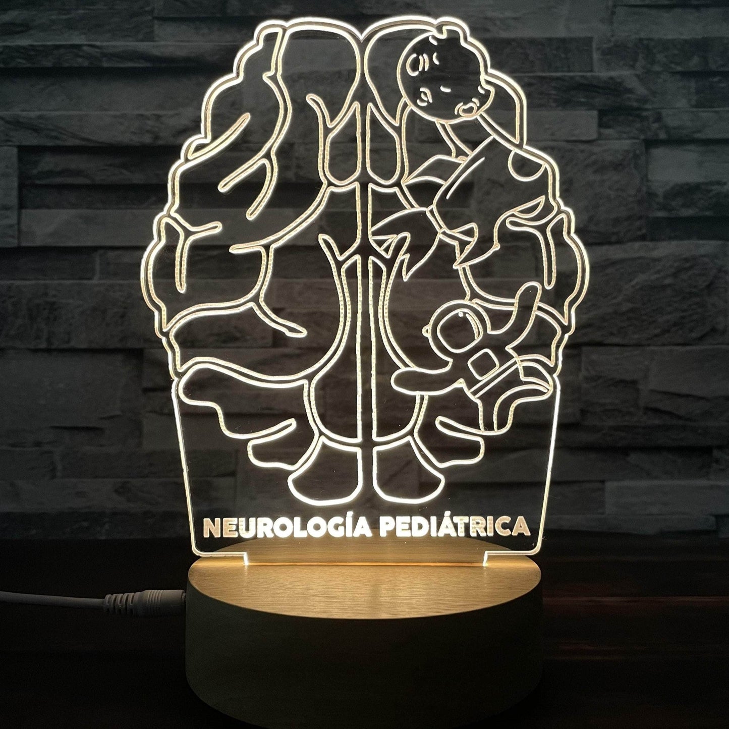 Lámpara Personalizada Lámpara de Logo personalizado lámparas Luz Cálida